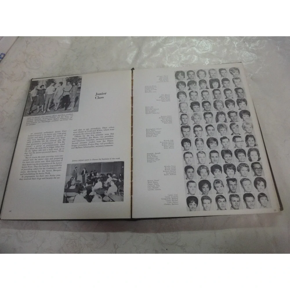 Vintage 1962‎ Morningside High School Inglewood California SCEPTRE Yearbook